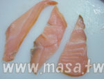 燻鮭魚切片
