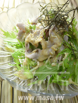 沙拉食譜,日本料理-豬肉Syabu-Saybu/刷刷沙拉 芝麻味噌醬,年菜食譜