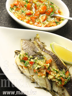 電鍋食譜,減肥食譜-Tatung cuisine~eat light, eat right! 蒸鱈魚with 和風莎莎醬