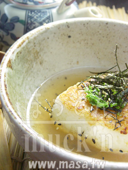 素食食譜,日本料理-烤味噌SOBA飯糰茶漬