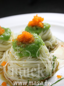 減肥食譜,義大利麵食譜,涼麵食譜-日式 蝦卵Capellini 涼細麵