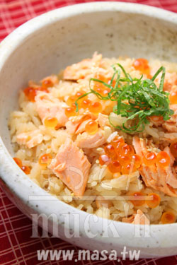 電鍋食譜-Tatung cuisine~鮭魚親子炊飯,年菜食譜