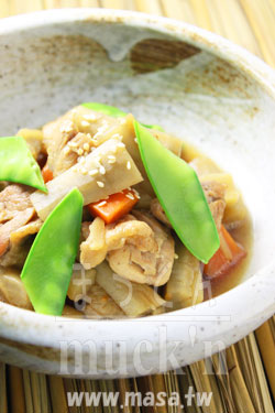 電鍋食譜-Tatung cuisine~雞肉&敲敲牛蒡煮物