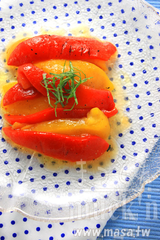 普羅旺斯風彩色醃甜椒,年菜食譜