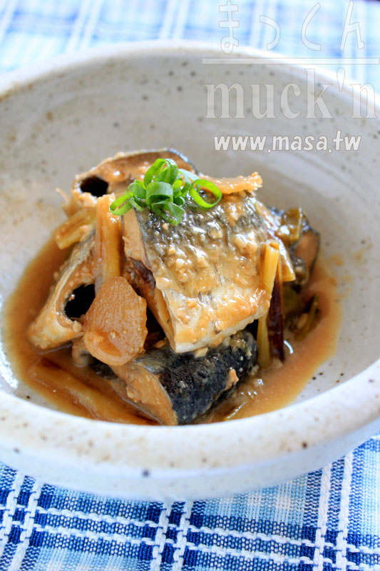 日本料裡食譜,便當食譜-秋の美味! 味噌煮秋刀魚