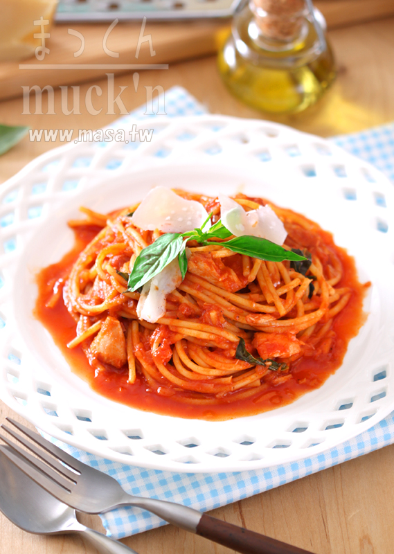 義大利麵食譜-番茄汁DE快速Tuna Pasta