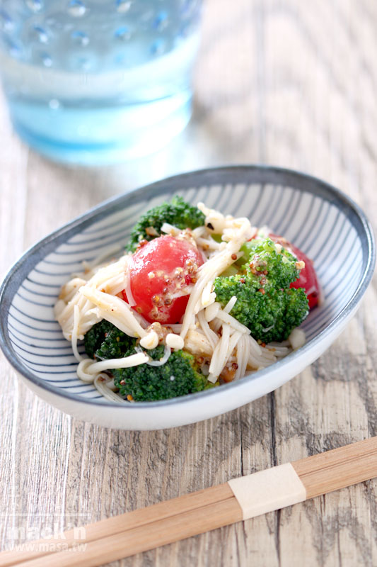 素食食譜,涼拌食譜-昆布風味の春野菜簡單涼拌