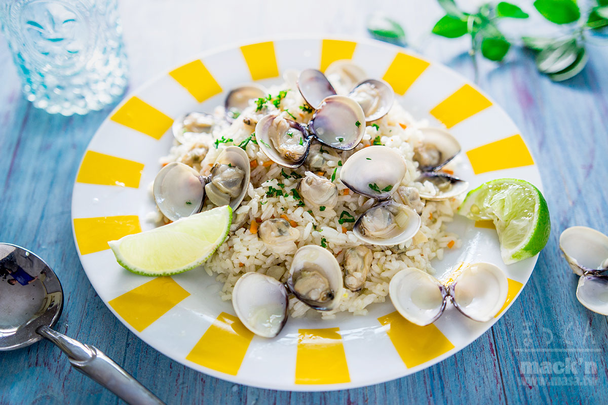 米料理食譜, 海鮮食譜-香噴噴異國style蛤蜊飯