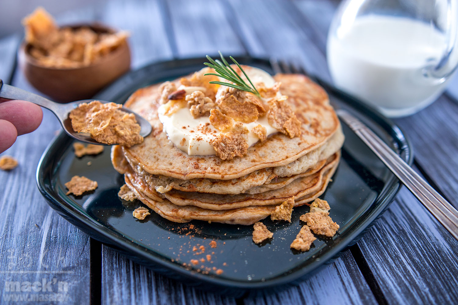 早餐, 點心食譜-免粉香蕉&雞蛋Pancake
